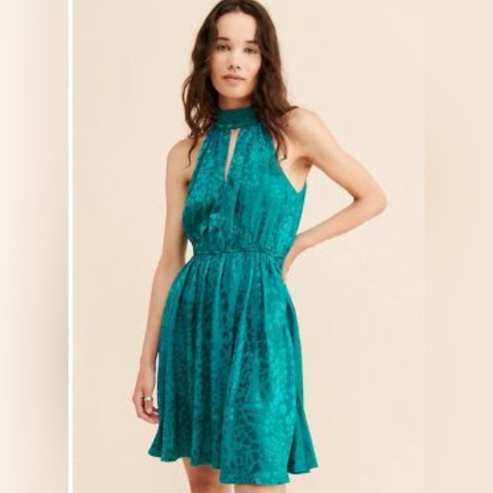 Anthropologie New “forever that girl” halter dress in M